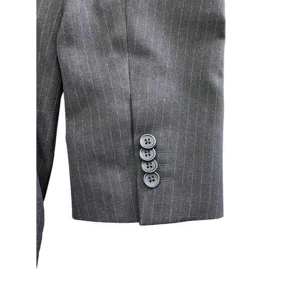 Banana Republic Men's 44R 2-Button Charcoal Pin Stripe Sport Coat Blazer Jacket - Picture 7 of 7